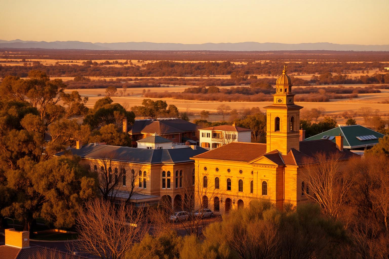 Macedon Ranges & central Victoria, along the Bendigo V/Line